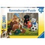 Puzzle Catelusi Sportivi, 200 Piese Ravensburger - 2